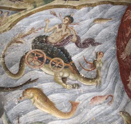 Viimeinen tuomio. Yksityiskohta: Meri luovutti kuolleensa, 1321-1322