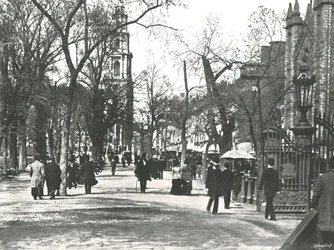 Mall, Boston, USA, 1895.