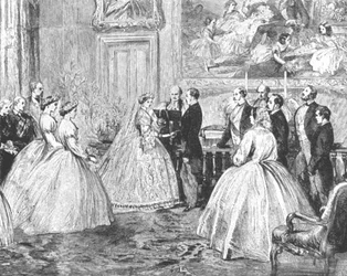 Prinsessa Lilicen avioliitto Hessenin prinssi Louisin kanssa...1862, 1901.