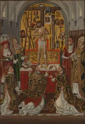 Pyhän Gregorius Suuren messu, n. 1500.