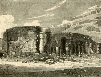 Memnonium Thebessa, 1890.