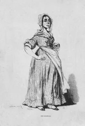 Kätilö, 1800-luvun alku.