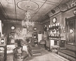 The Morning Room, Clarence House, Lontoo, 1894.