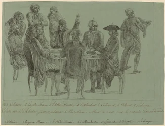 Filosofien ateria, vuoden 1772 jälkeen.