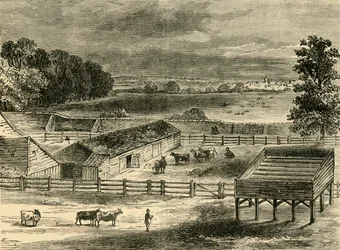 Teloituspaikka, Tyburn, vuonna 1790, n. 1876.