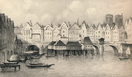 Pont Notre-Dame vuonna 1560, 1915.