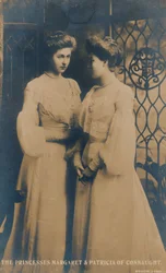 Prinsessat Margaret & Patricia of Connaught, 1900.