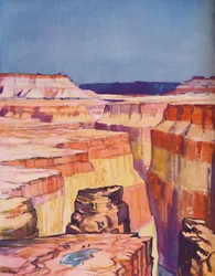 Coloradon kanjonin rikas väri, 1935
