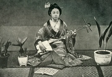 "The Samisen", 1891.