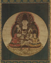 Viisi salaista bodhisattvaa Gohimitsu Bosatsu, 1200-luku.