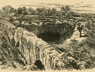 Kuninkaiden haudat Jerusalemissa, 1890.