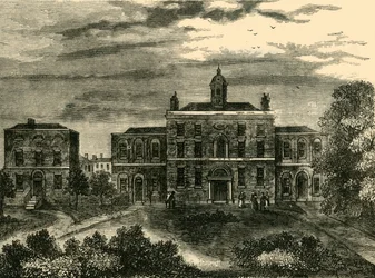 Small-pox Hospital, Kings Cross, vuonna 1800, n. 1876.