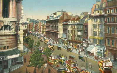 The Strand, Lontoo, vuonna 1910.