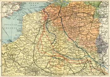 "The Theatre of War Länsirintamalla", vuodelta 1920.