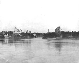 St Lawrence -joen tuhannet saaret, Kanada, 1900.