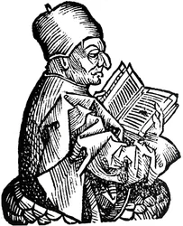 The Venerable Bede c673-735, anglosaksi teologi, tutkija ja historioitsija, 1493