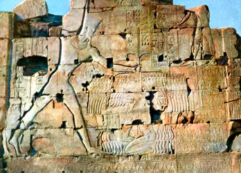 Ramses II:n voitto, Karnak, Egypti, 1900-luku