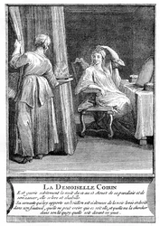 Nuori nainen Coirin, 1737, 1885