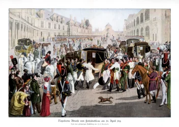 Jäähyväiset Fontainebleaussa, Ranskassa, 20. huhtikuuta 1814 1900
