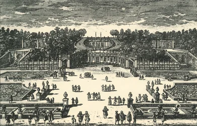 Villa Pamphilin amfiteatteri, 1670, 1903.