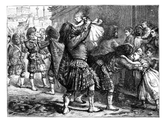 Ensimmäinen helpotus Lucknowista Intian kapinan aikana, 25. syyskuuta 1857, 1888