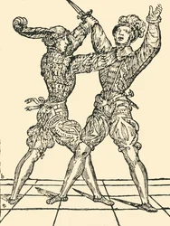 Käsi tikaria vastaan, c1536, 1903.