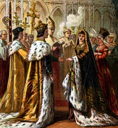 Henrik VII:n avioliitto, 1486, c1850