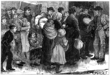 Panttilainaustoimisto Merthyr-Tydfilissä, Walesissa, 1875