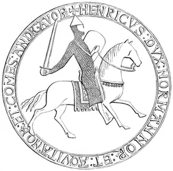 Englannin kuninkaan Henrik II:n sinetti, 1100-luku