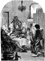Illallisjuhlat St Johnsissa, Windsorissa, 1700-luvulla, 1800-luvulla