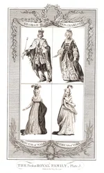 Silloinen nykyinen kuninkaallinen perhe Julkaissut 9. toukokuuta 1795, Alexander Hogg