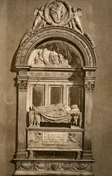 Leonardo Brunin hauta c1369-1444, Santa Crocen basilika, Firenze, 1882