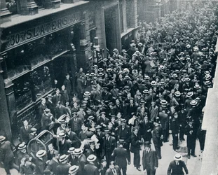 Sotakriisi kaupungissa: Lontoon pörssin sulkeminen, 1914