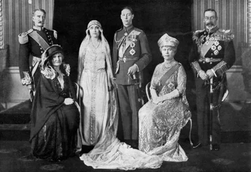 Yorkin herttuan ja lady Elizabeth Bowes-Lyonin häät 1923