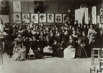 Académie Julianin naiset, 1880-1890.