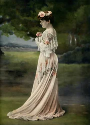Vaudeville-teatteri. - LEsboufe - Suzanne Despres, rouva Richter-Mme Belgrand, 1904.