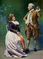 Kaupunginteatteri De La Gaite - La Montansier - Rouva Rejane. Saint-Phar: M. Coquelin Aine, 1904.