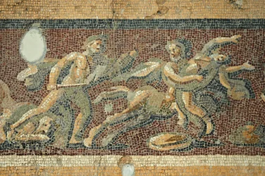 Teatterikohtauksen mosaiikki, Daphne, Turkki
