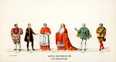 Teatterin pukusuunnittelua Shakespearen näytelmään, Henry VIII, 1800-luku