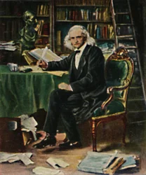 Theodor Mommsen 1817-1903. - Knausin maalaus, 1934.