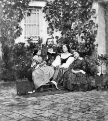 Theophile Gautier, ranskalainen runoilija, näytelmäkirjailija, kirjailija, toimittaja ja kirjallisuuskriitikko, c1857