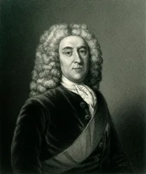 Thomas Holles Pelham, Newcastlen herttua, K.G., c1740, c1884.