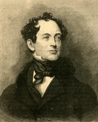 Thomas Moore, irlantilainen runoilija ja lordi Byronin elämäkerran kirjoittaja, noin 1829, noin 1890