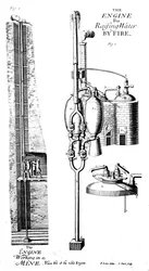 Thomas Saverys höyrypumppu tai kaivostyöntekijä, 1702 1726