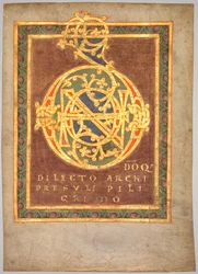 Apotti Bernos Tonariuksen nimisivu: Alkuperäinen D[omino], n. 1030.
