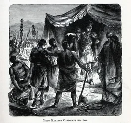 Titus Manlius tuomitsee poikansa, 1882