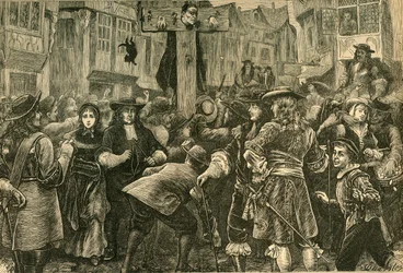 Titus Oates pillerissä, 1685, 1897.