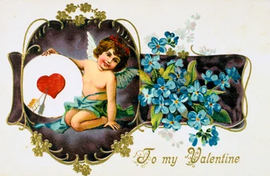 To My Valentine, amerikkalainen ystävänpäiväkortti, 1907