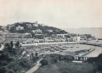 Torquay - Yleisnäkymä Waldron Hilliltä, 1895