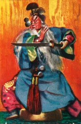 Perinteinen kiinalainen teatteri, v1928.